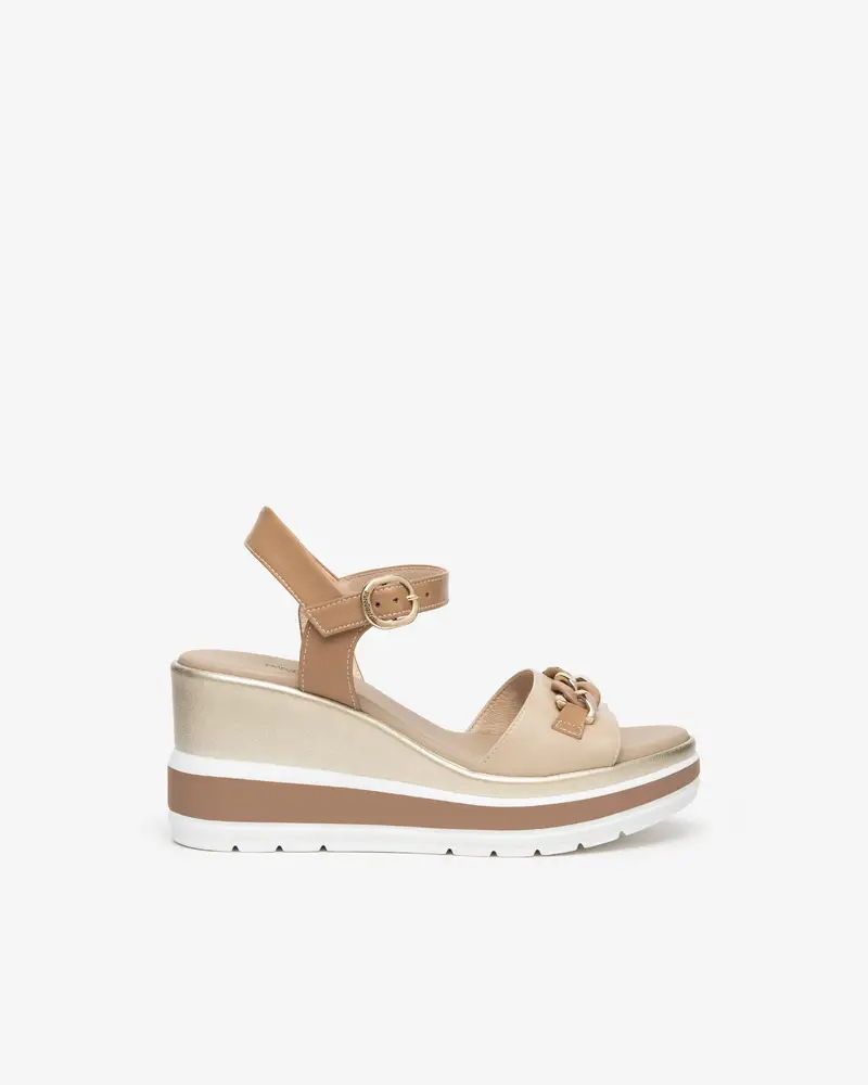Sandali Donna in Pelle - Beige