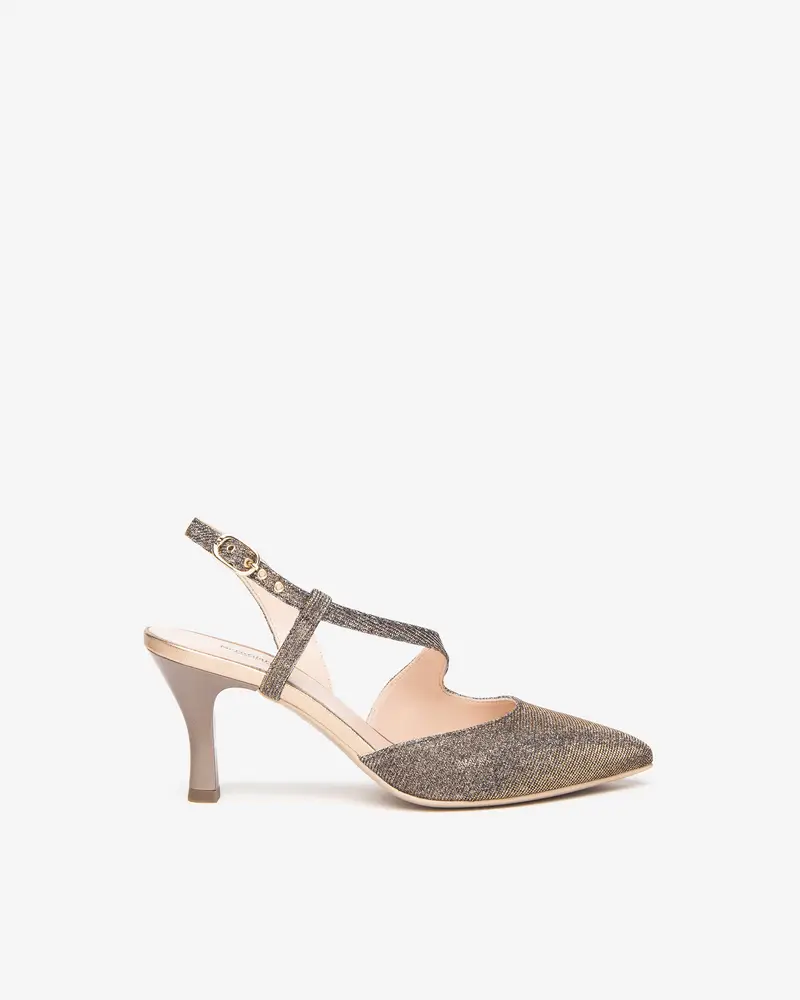 Sling-Back Donna in Materiale Tecnico - Marrone