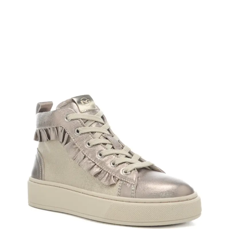 NeroGiardini Sneakers alte Bambina Platino 2955520 miniatura 2