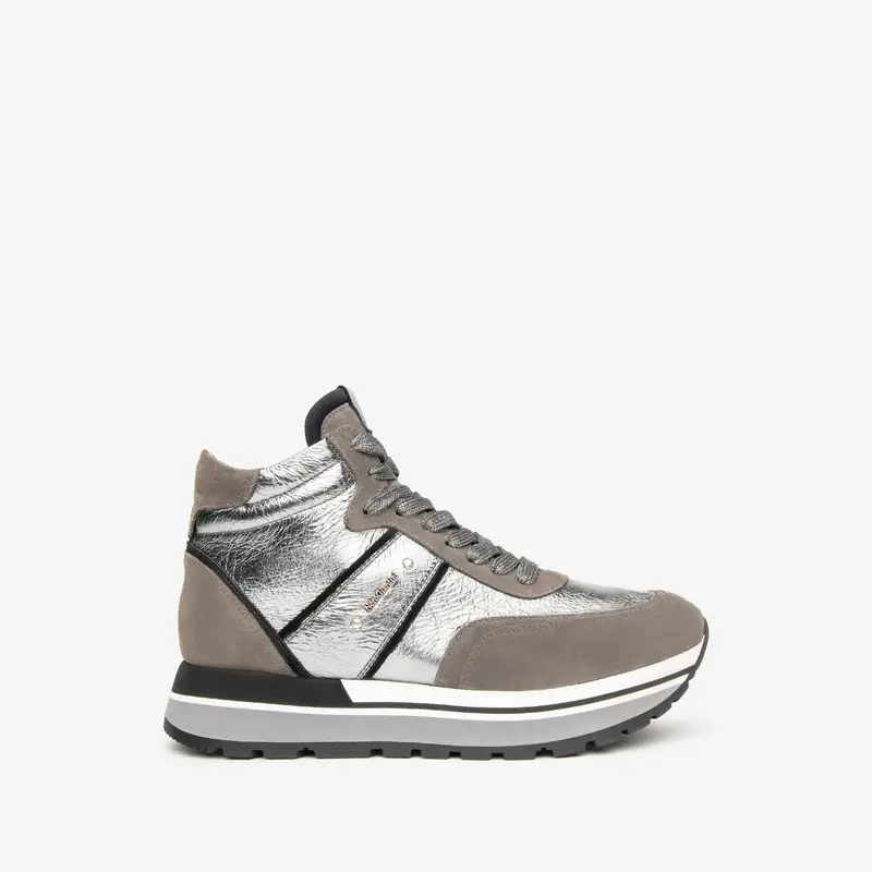 NeroGiardini Sneakers alte Donna Grigio 1302054