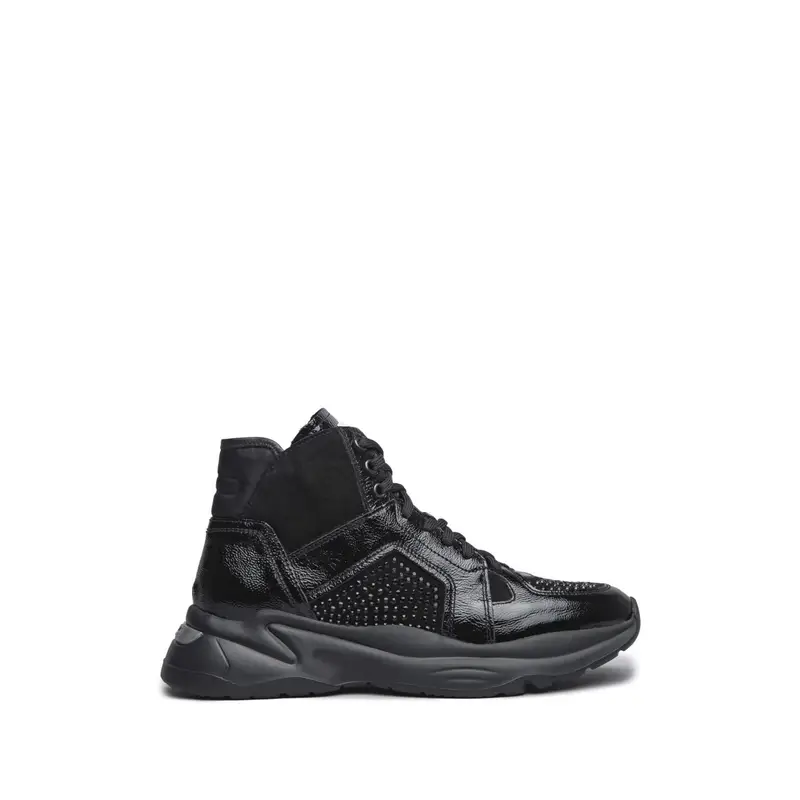 NeroGiardini Sneakers alte Donna Nero 2618594