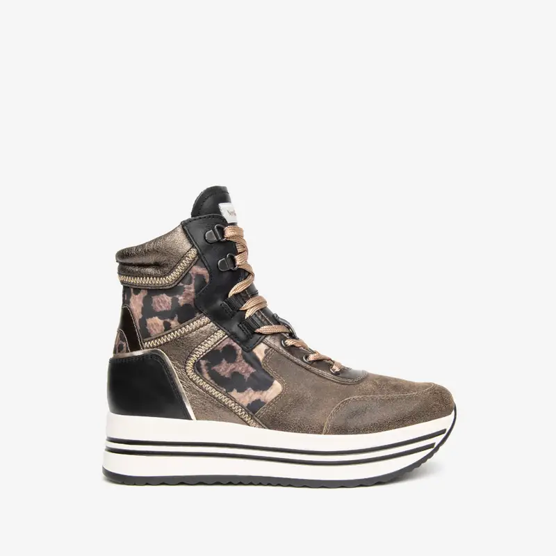NeroGiardini Sneakers alte Donna Marrone 1302012