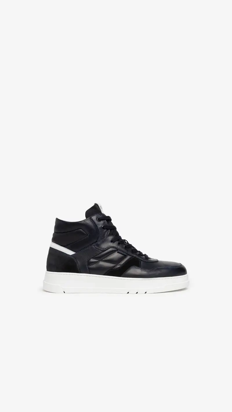 NeroGiardini Sneakers alte Uomo Blu 1302104