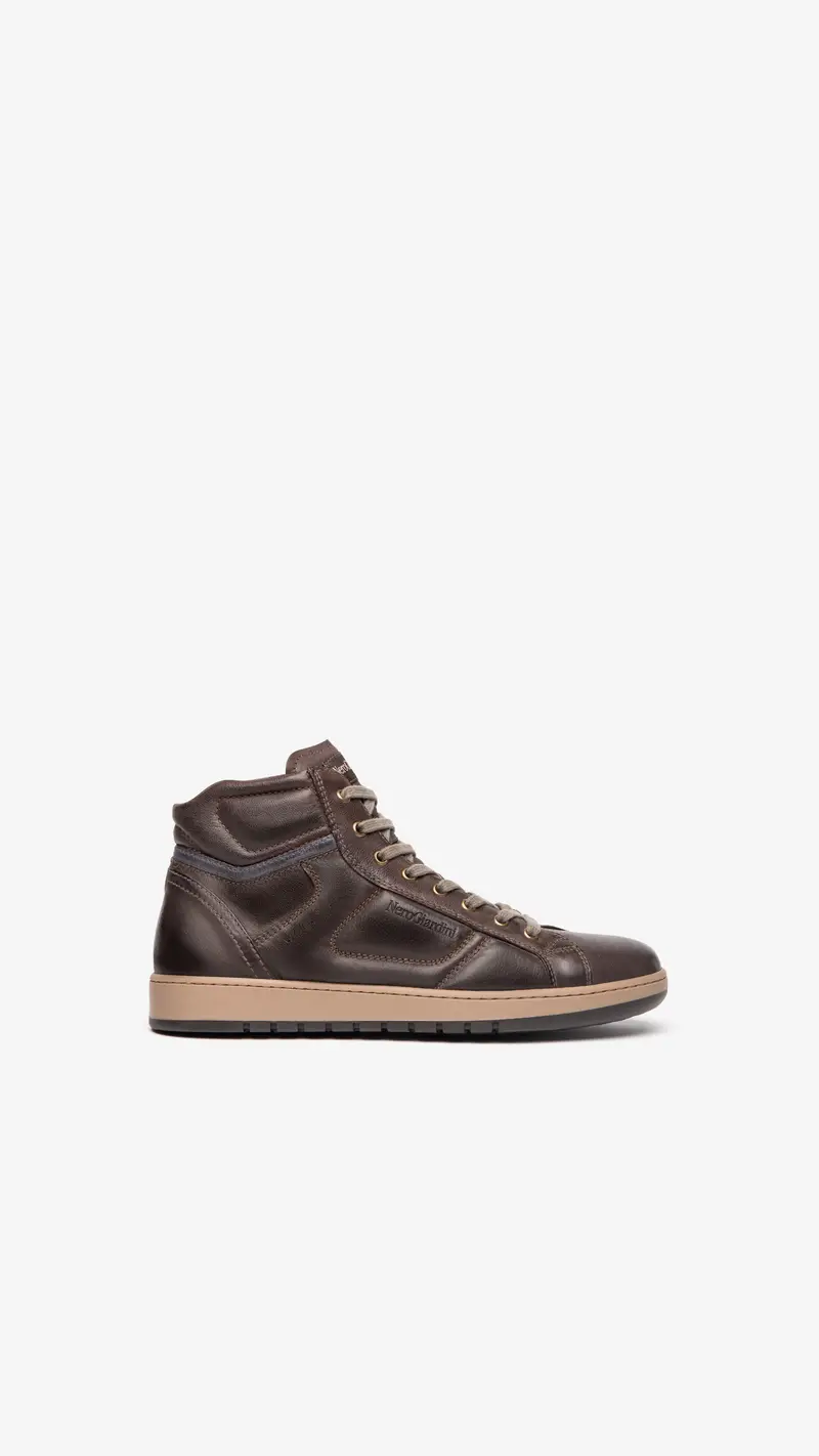 NeroGiardini Sneakers alte Uomo Marrone 2736626