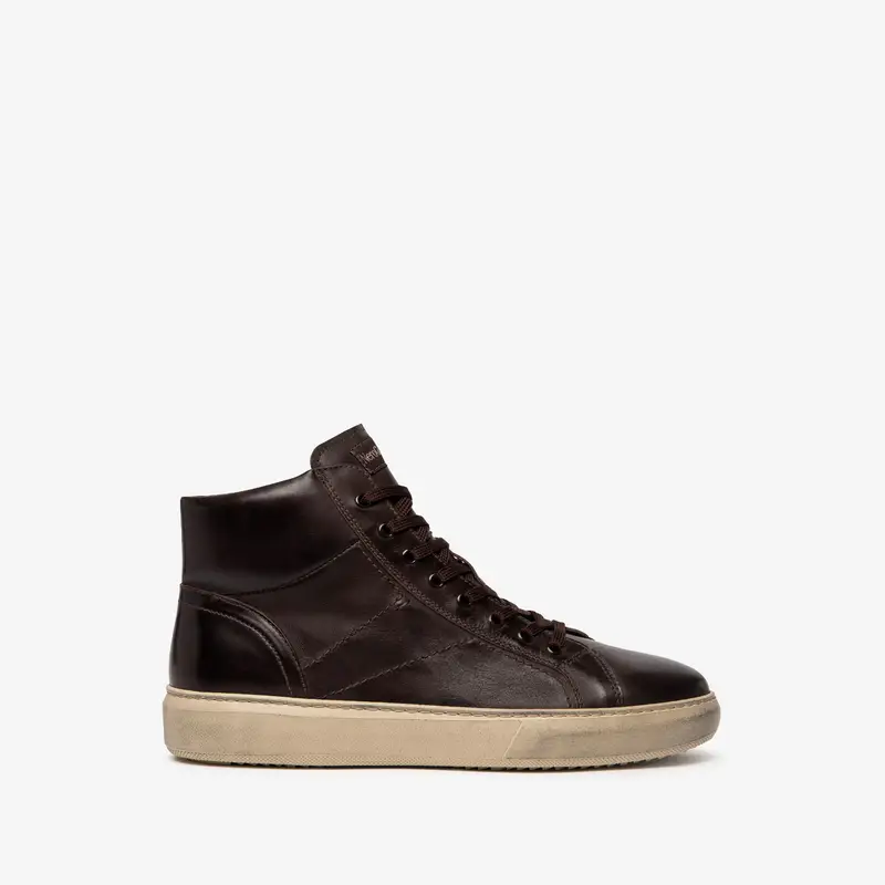 NERO GIARDINI Sneakers alte Uomo Marrone 1302102