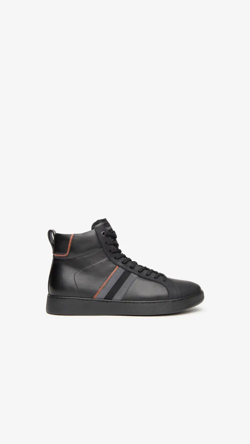 NeroGiardini Sneakers alte Uomo Nero 1302034