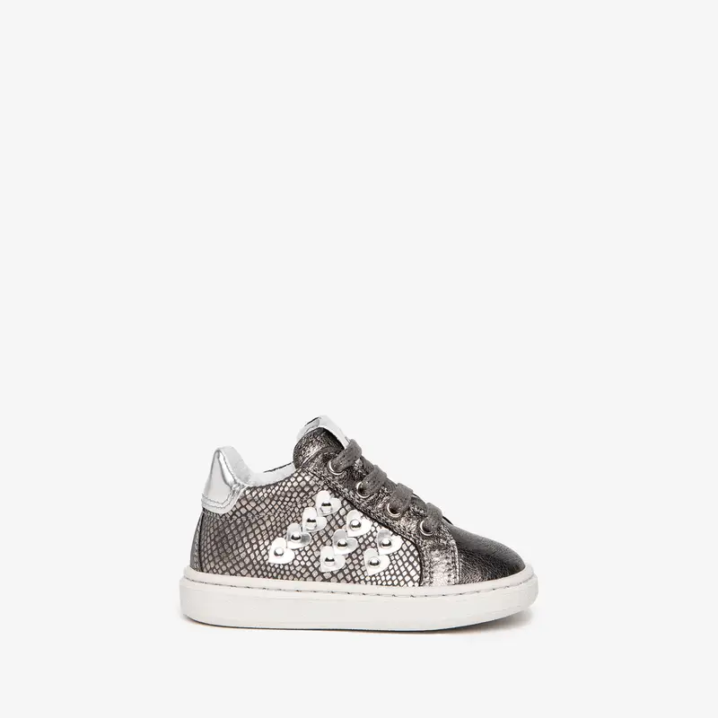 Sneakers Baby da Bimba in Pelle - Verde