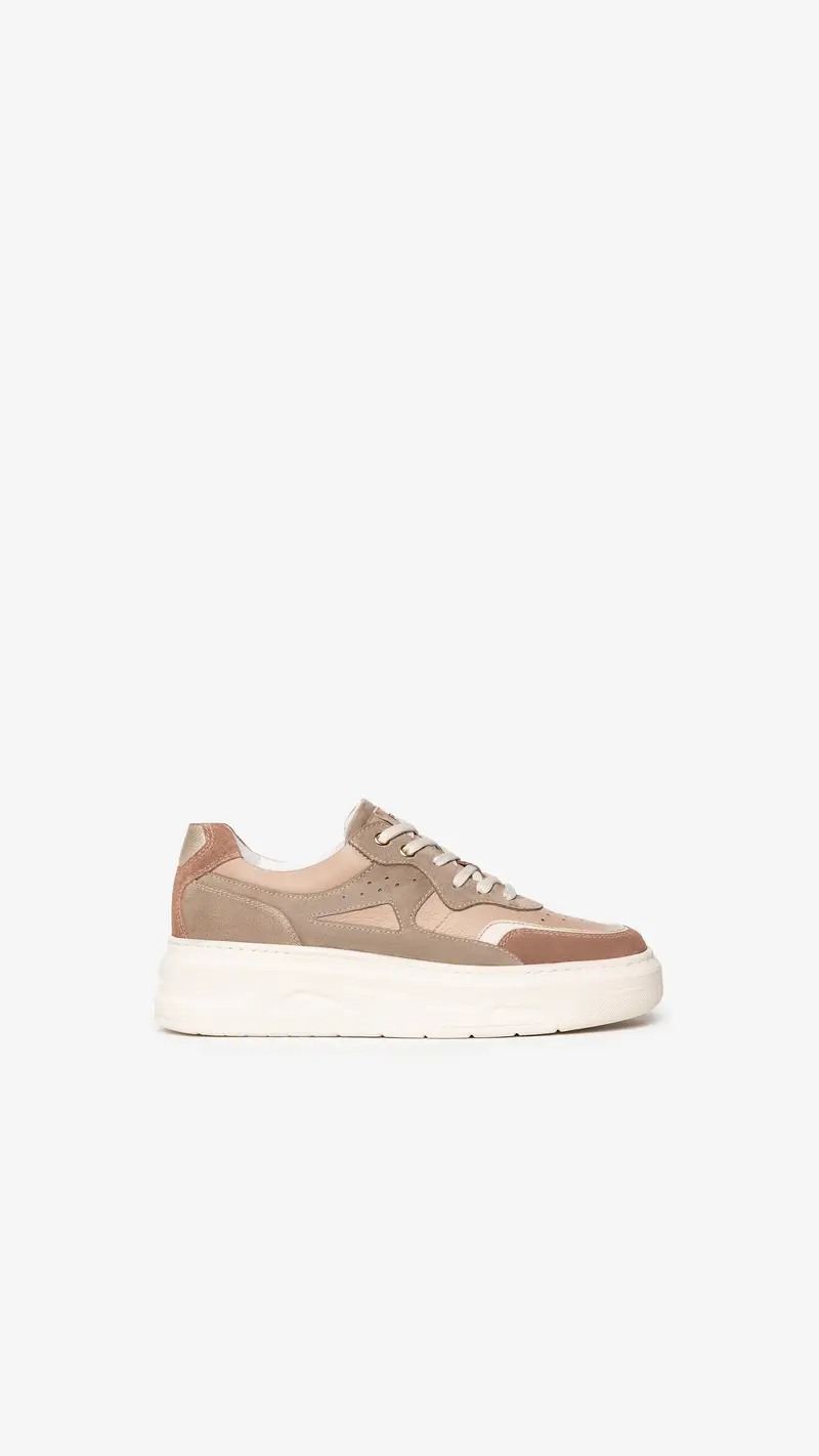 NeroGiardini Sneakers Donna in Camoscio e Pelle - Rosa