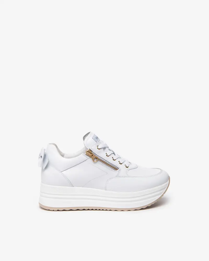 Sneakers Donna in Pelle - Bianco