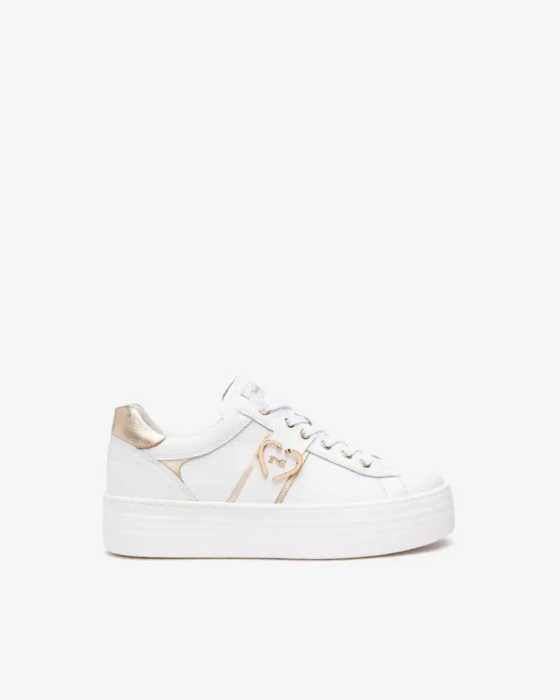 NeroGiardini Sneakers Donna in Pelle - Bianco