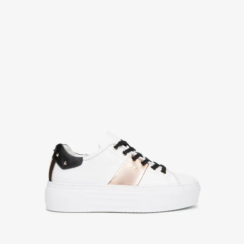 NeroGiardini Sneakers Donna in Pelle  - Bianco
