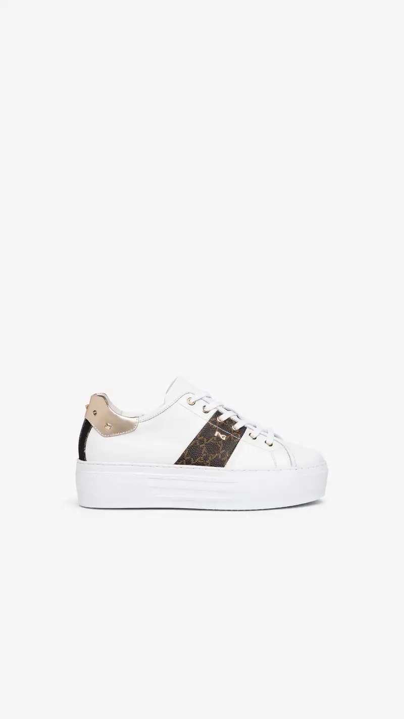 NeroGiardini Sneakers Donna in Pelle - Bianco