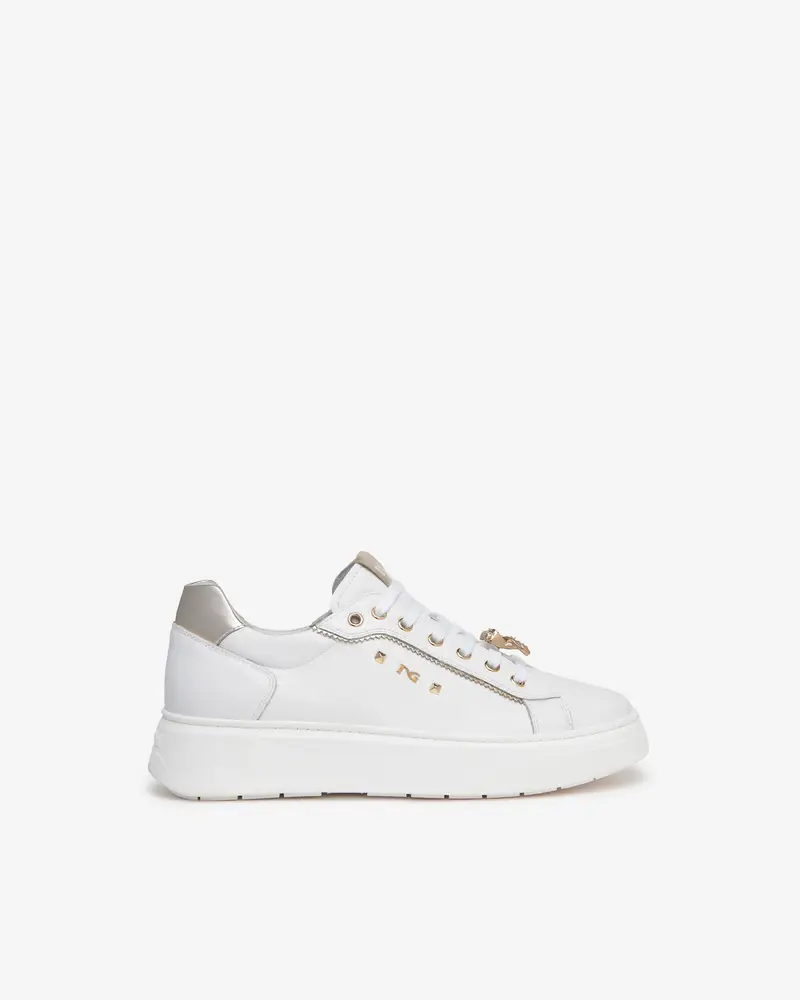 Sneakers Donna in Pelle - Bianco