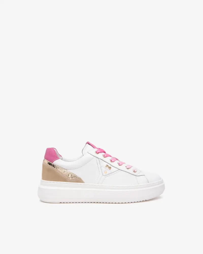 NeroGiardini Sneakers Donna in Pelle e Suede - Rosa