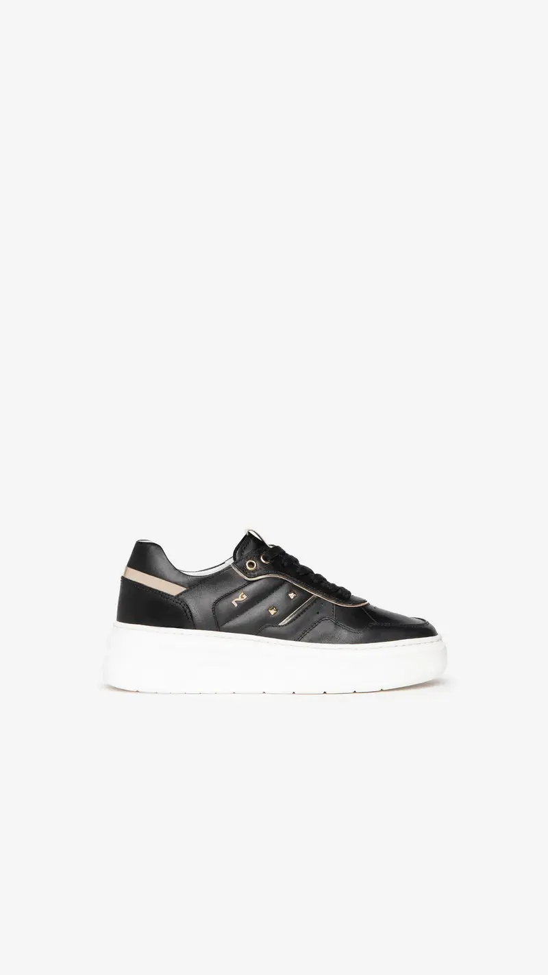 NeroGiardini Sneakers Donna in Pelle - Nero