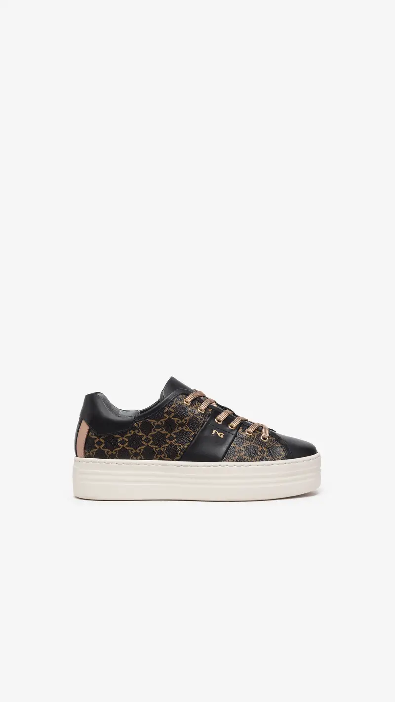 NeroGiardini Sneakers Donna in Pelle - Nero