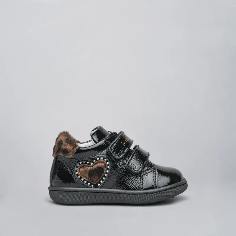 Sneakers Junior da Bambina in Pelle - Nero