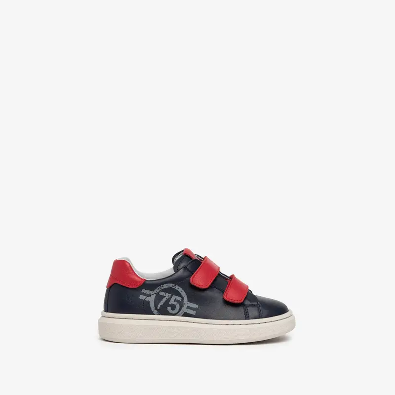 Sneakers Kids da Bambino in Pelle - Blu