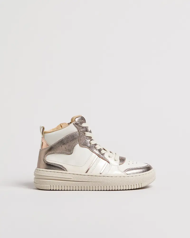 Sneakers Teen da Ragazza in Pelle - Bianco