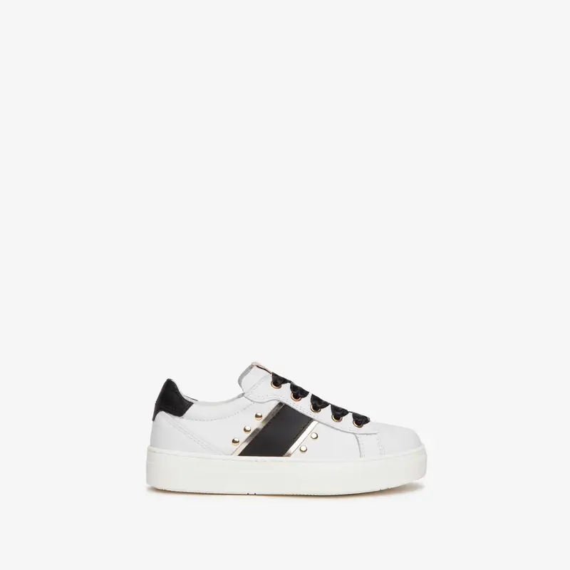 Sneakers Teens da Ragazza in Pelle - Bianco