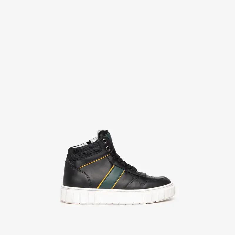Sneakers Teens da Ragazzo in Pelle - Nero