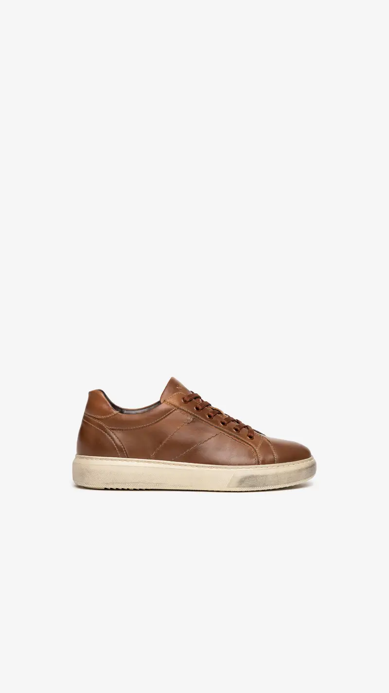 NeroGiardini Sneakers Uomo in Pelle - Beige