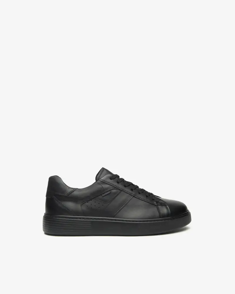 Sneakers Uomo in Pelle - Nero