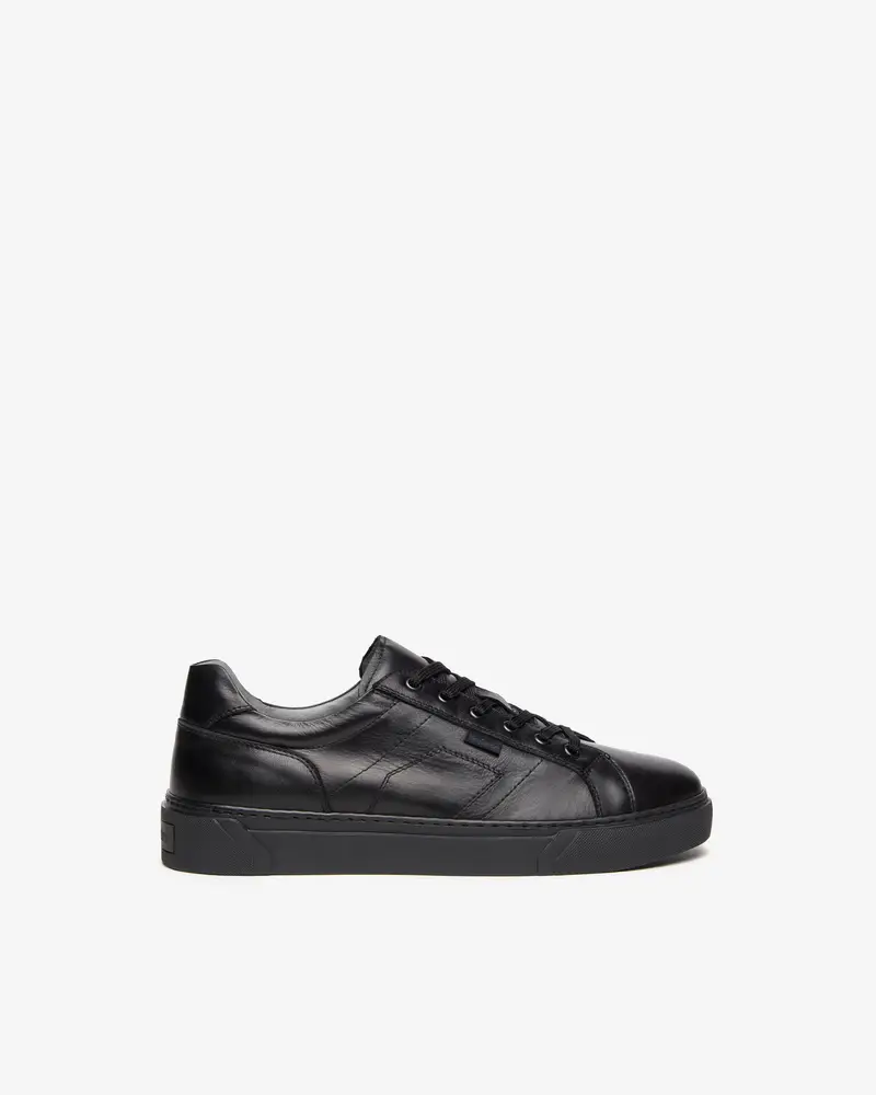 Sneakers Uomo in Pelle - Nero