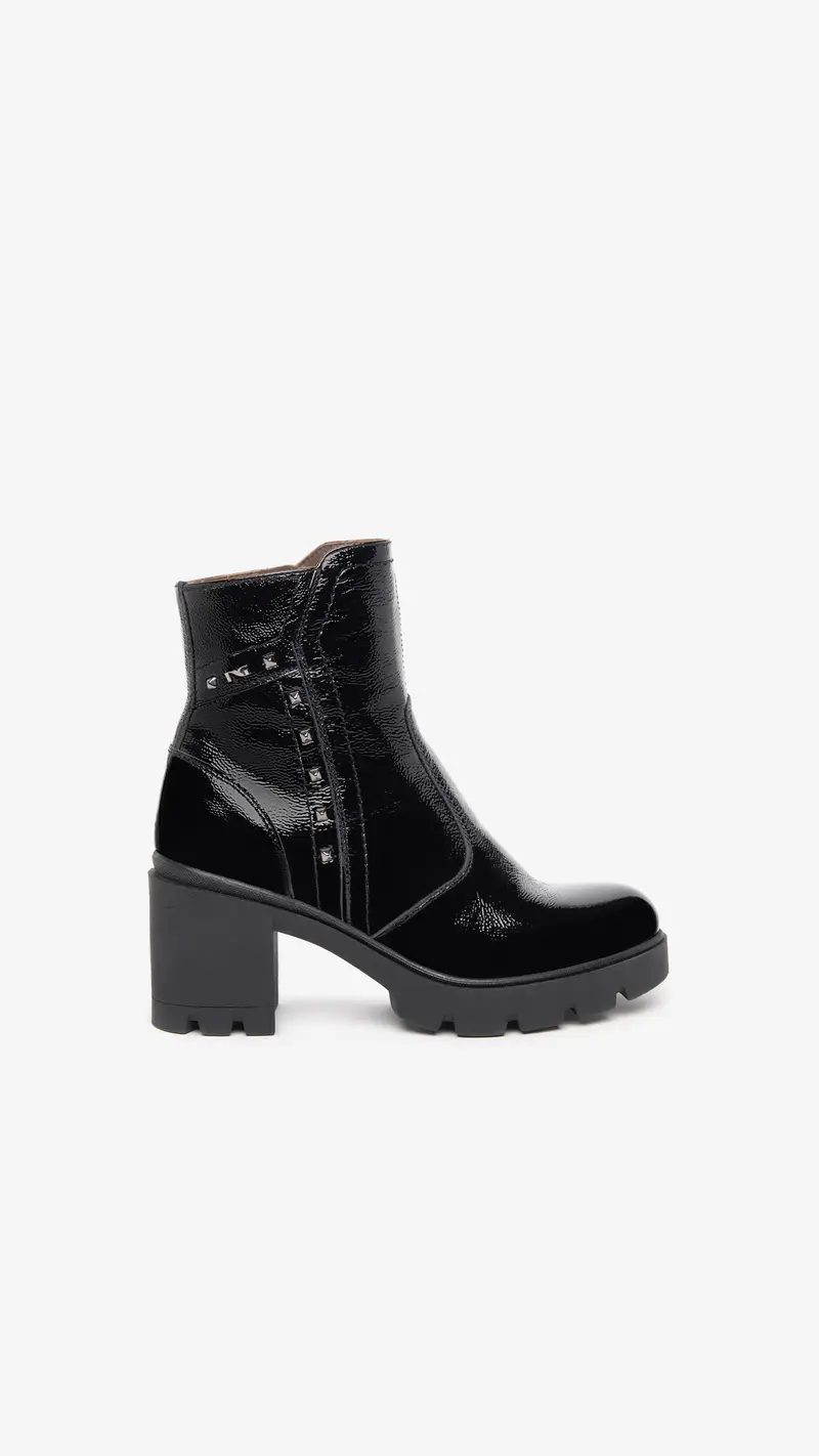 NeroGiardini Stivaletti Donna in Pelle - Nero