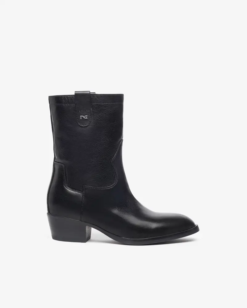 NeroGiardini Stivaletti Donna in Pelle - Nero