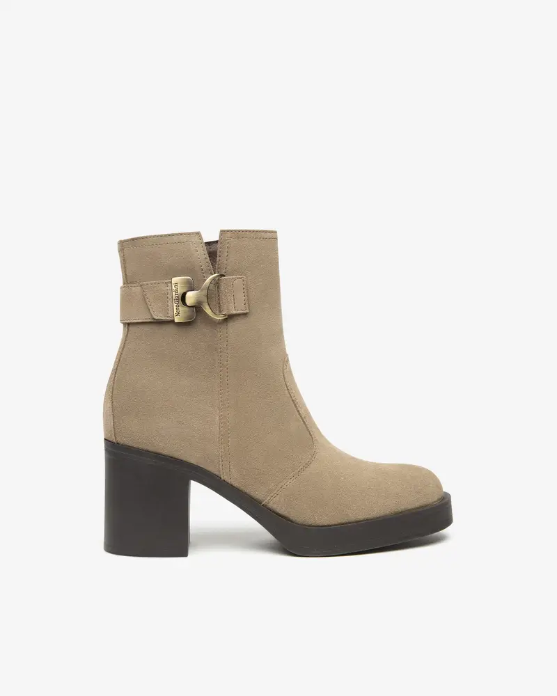 Stivaletti Donna in Suede - Beige