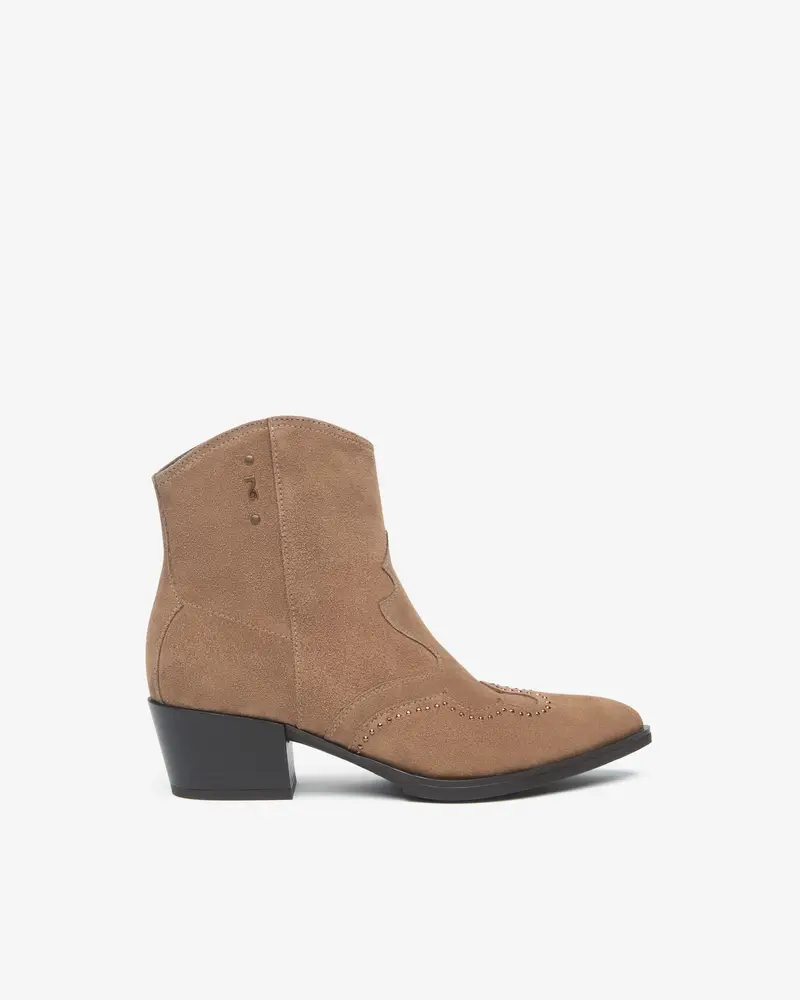 Stivaletti Donna in Suede - Marrone