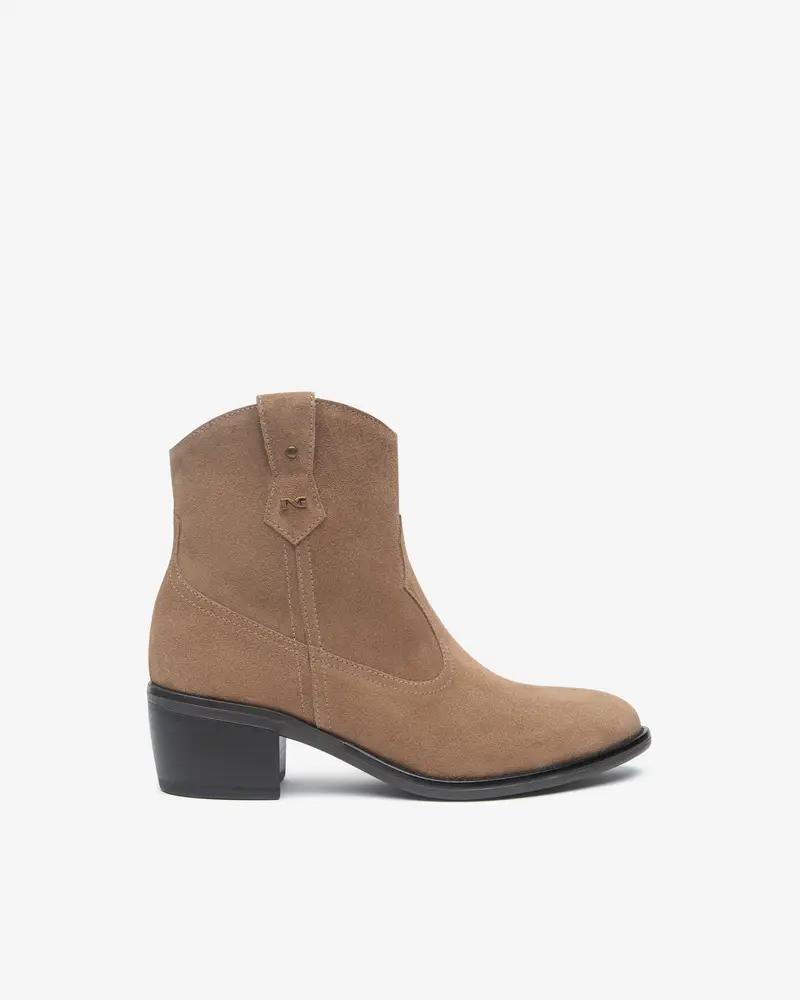 Stivaletti Donna in Suede - Marrone