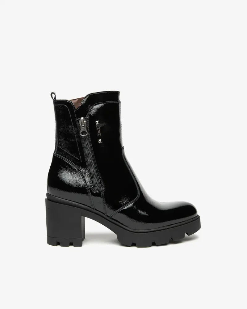 Stivaletti Donna in Vernice - Nero