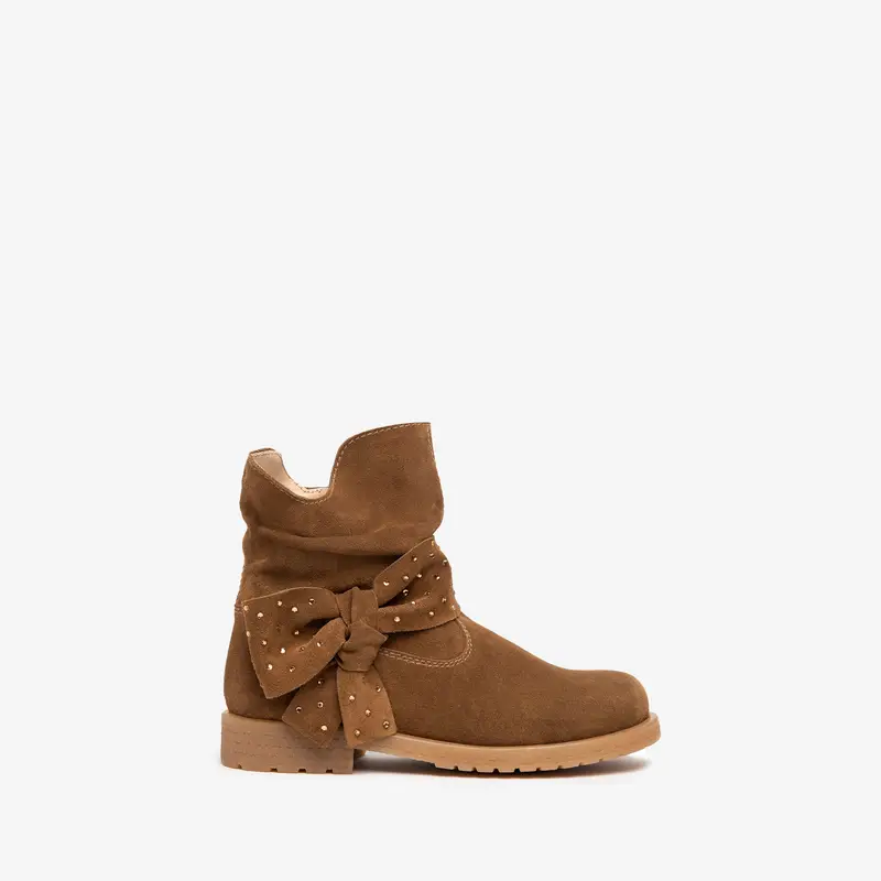 Stivaletti Kids da Bambina in Camoscio - Marrone