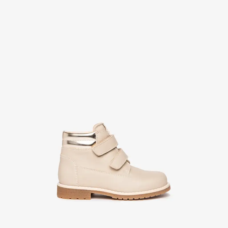 Stivaletti Kids da Bambina in Pelle - Beige