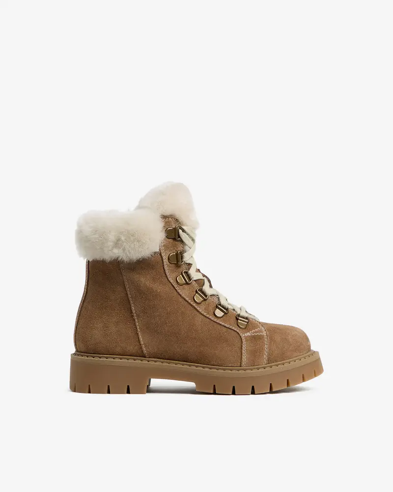 Stivaletti Teen da Ragazza in Camoscio - Marrone