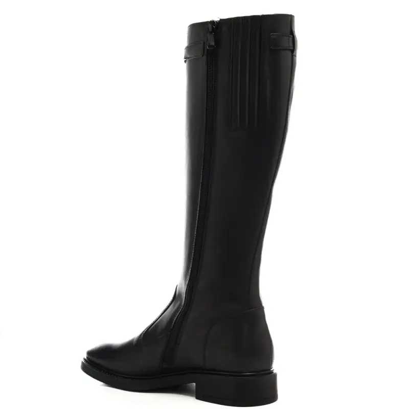 stivali da donna con fibbia sulla parte alta della tomaia neri miniatura 3