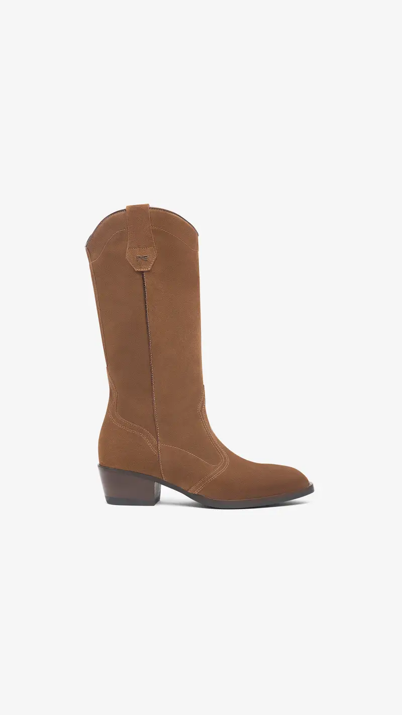 NeroGiardini Stivali Donna in Camoscio - Marrone