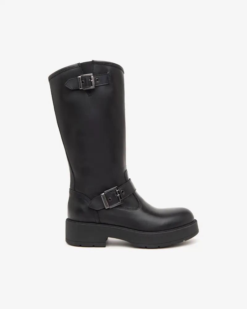 Stivali Donna in Pelle - Nero