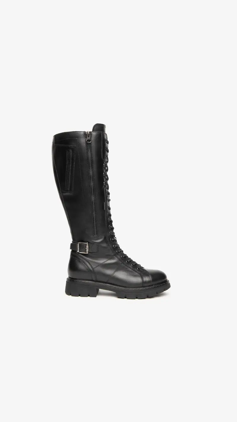 Stivali Donna in Pelle - Nero