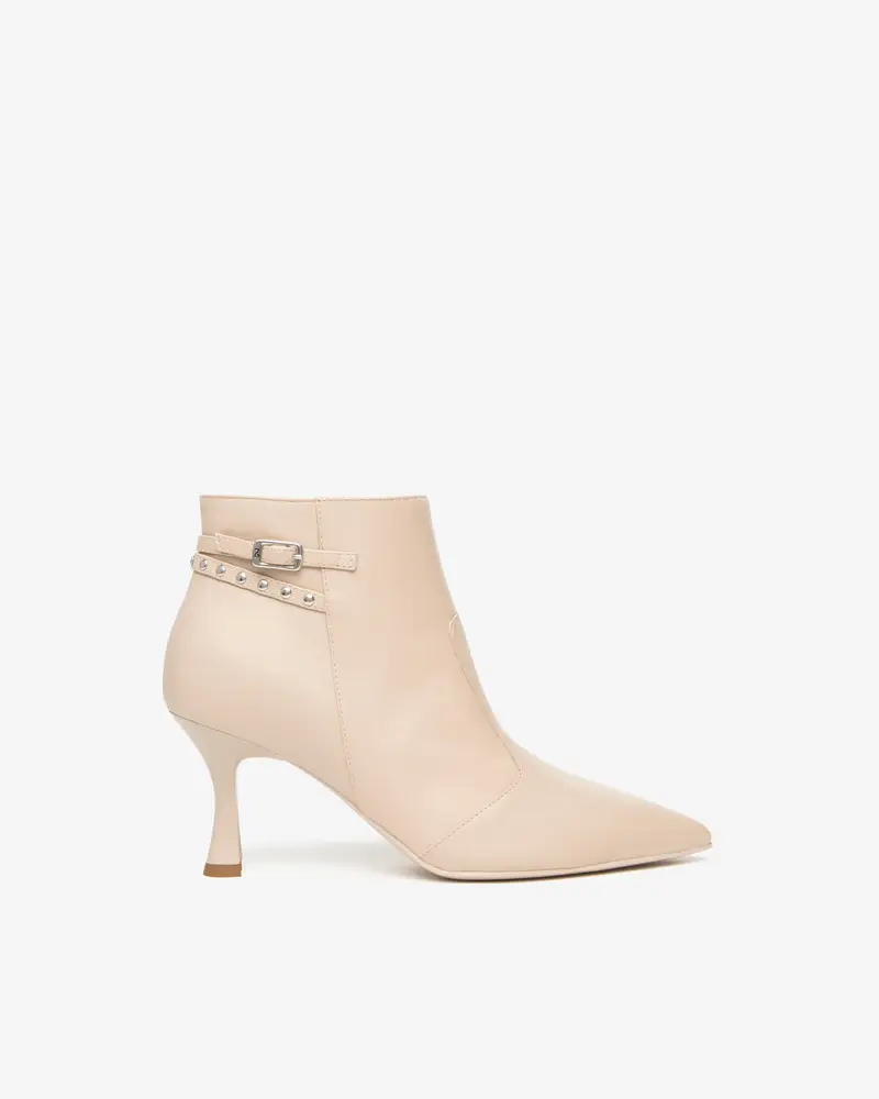 Tronchetti Donna in Pelle - Beige