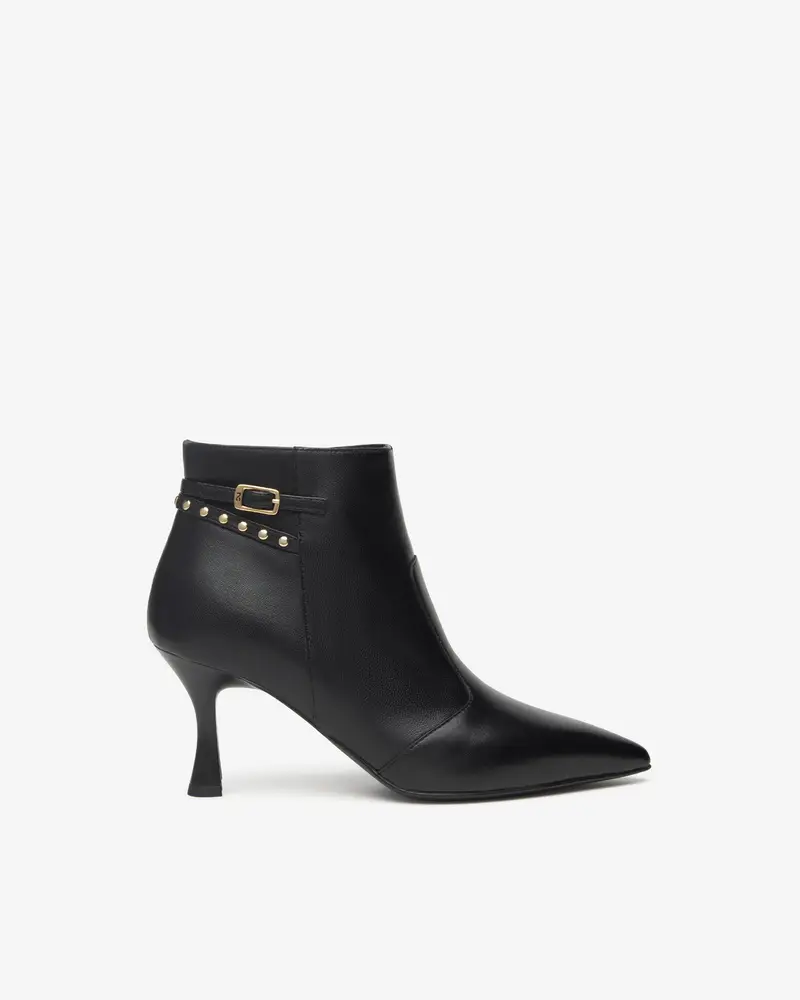 Tronchetti Donna in Pelle - Nero