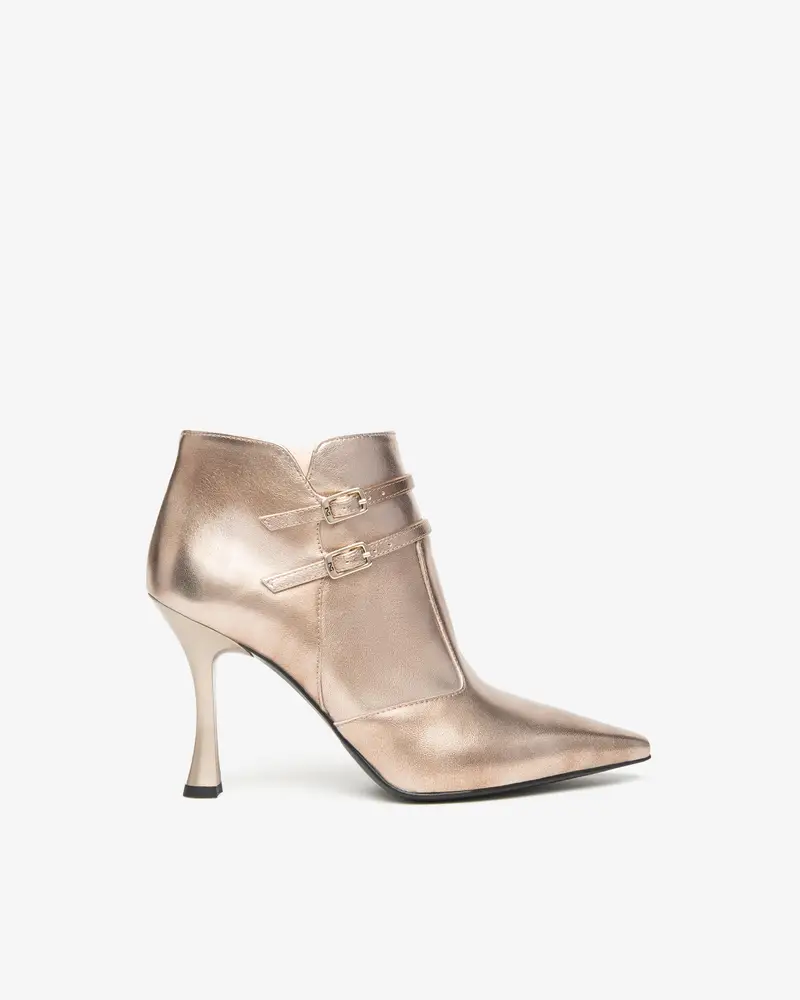 Tronchetti Donna in Pelle - Oro