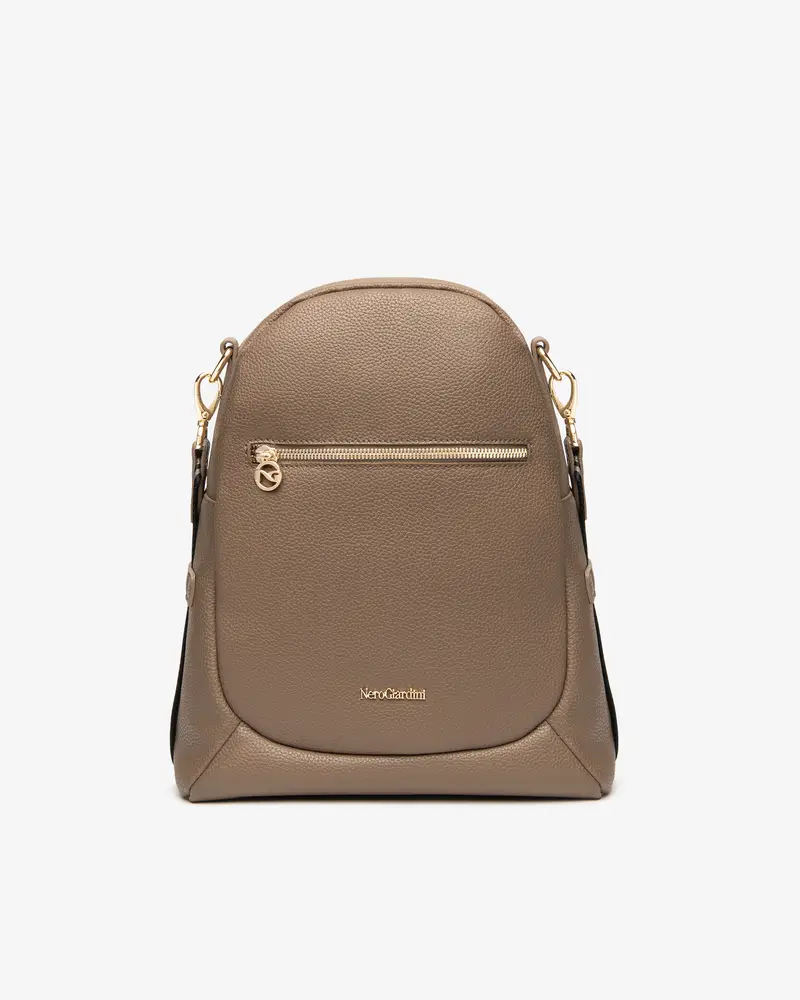 Zainetto da Donna in Materiale Tecnico - Beige