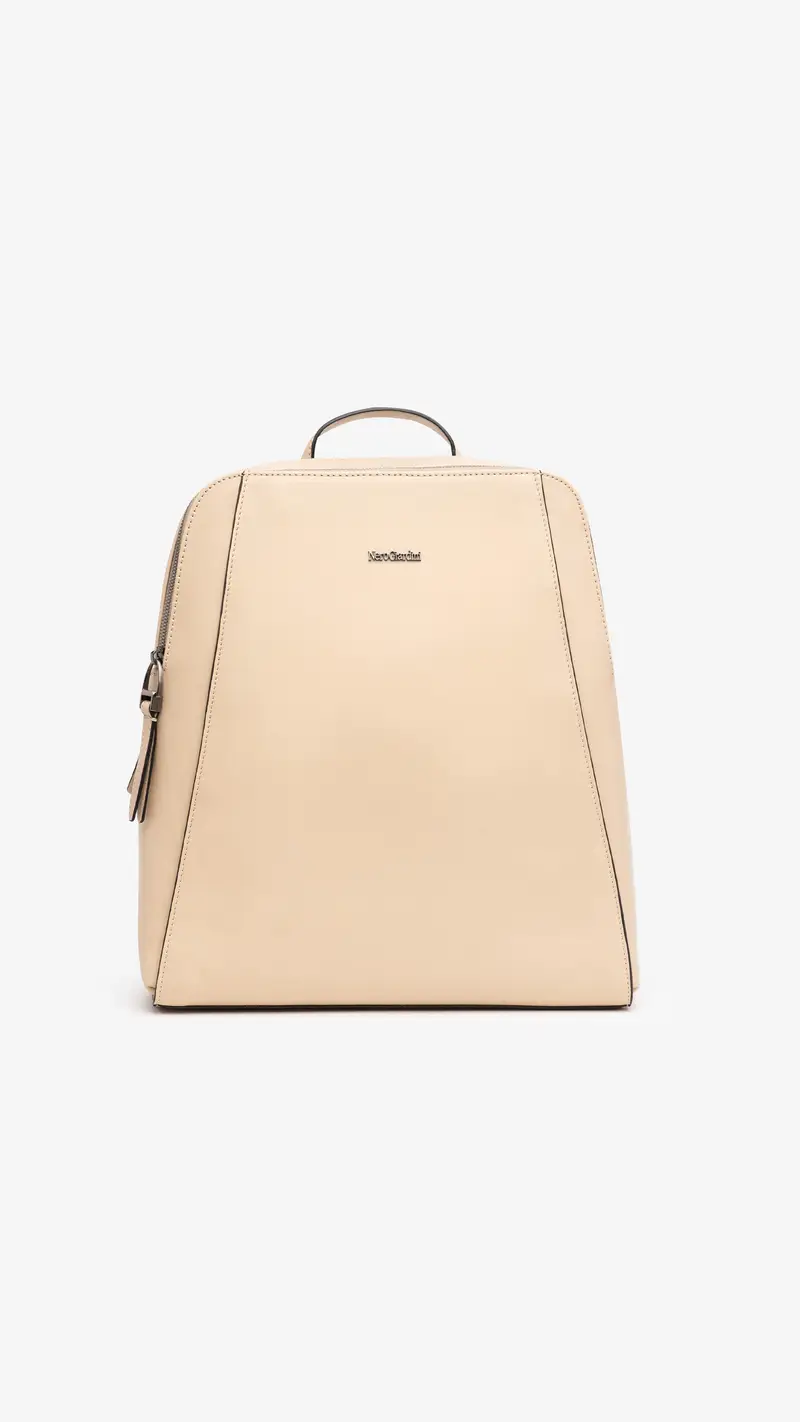 Zainetto da Donna in Materiale Tecnico - Bianco