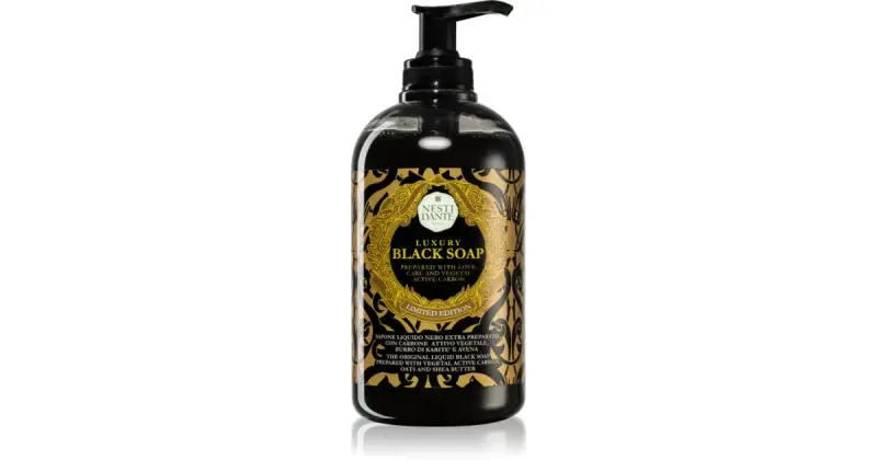 Luxury Black sapone liquido con dosatore 500 ml