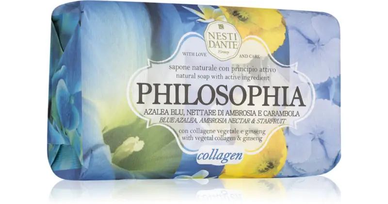 Philosophia con collagene vegetale e ginseng sapone naturale con collagene 250 g