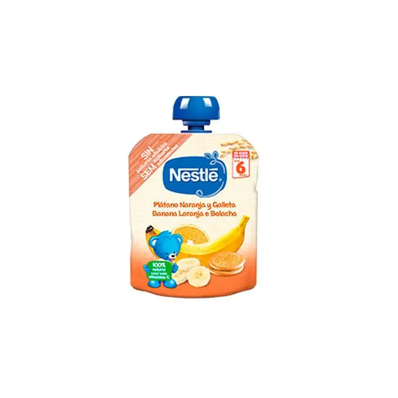 Nestle Naturnes Banana - Arancia - Biscotto 6m 90 g