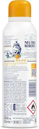 Neutro Roberts, Deodorante Spray Siracusa, Senza Sali di Alluminio, Zero Macchie, con Olio Essenziale di Arancia e miniatura 2